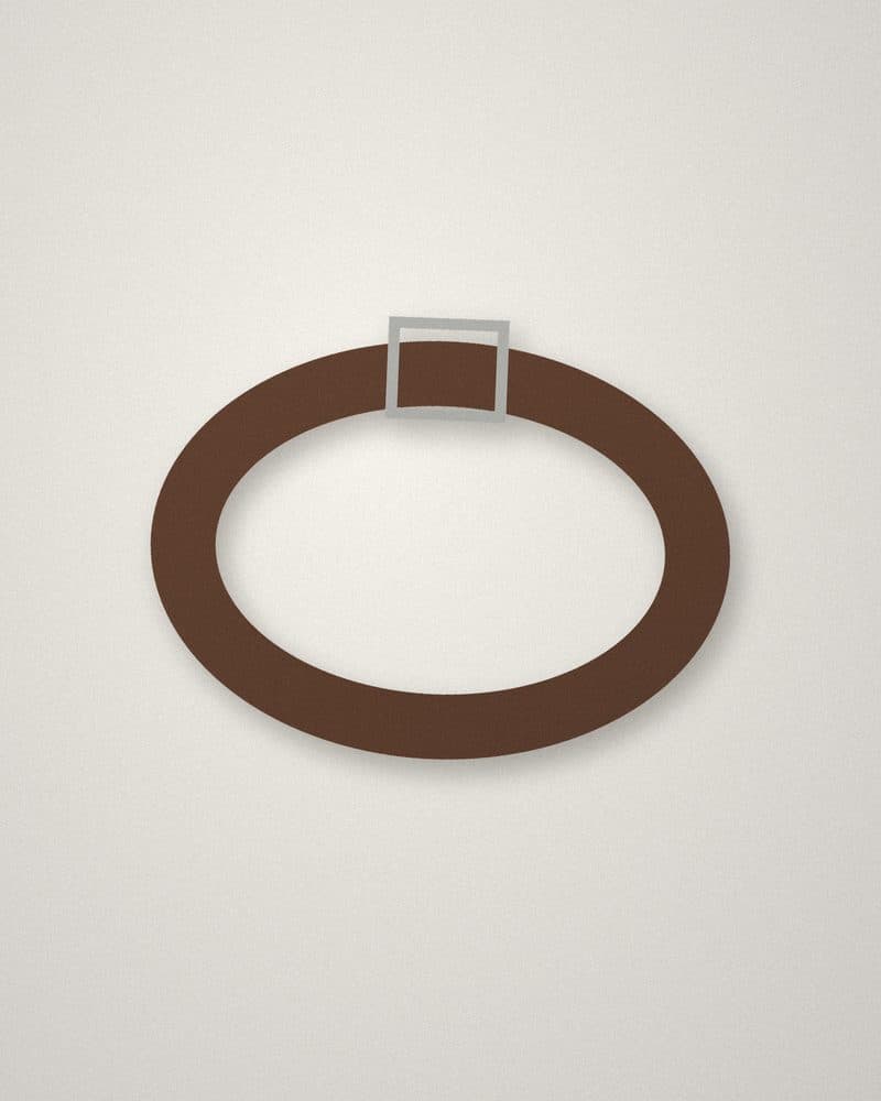 Leather belt