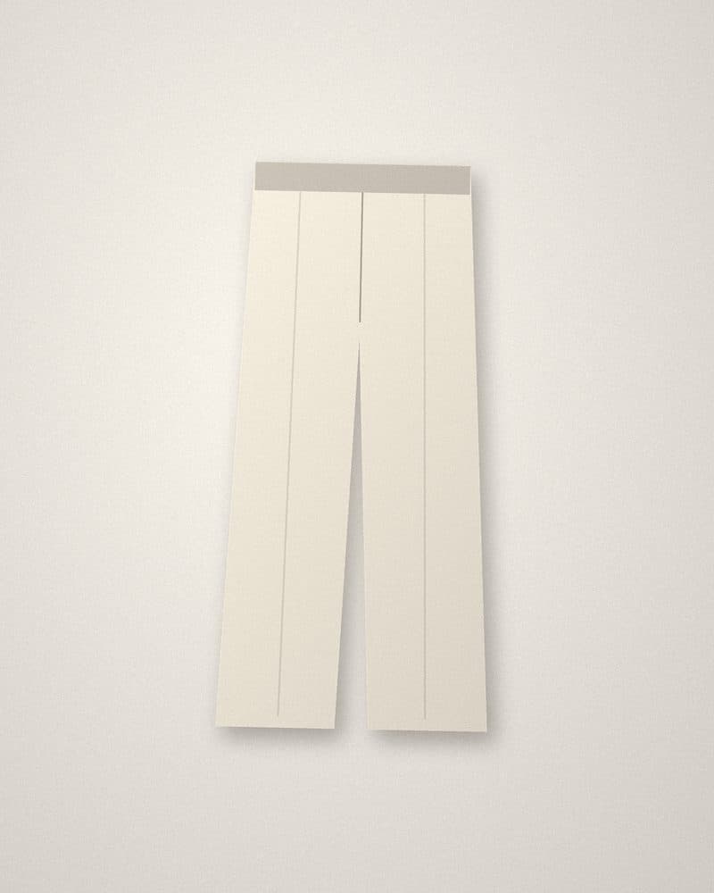 Wide-leg tailored trousers