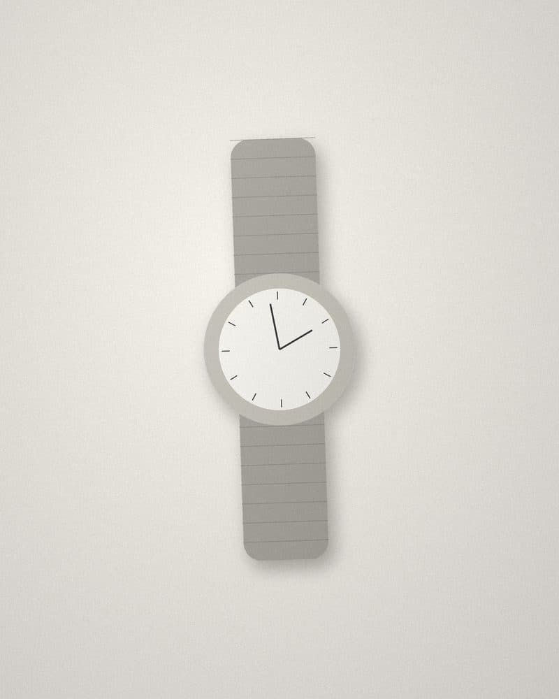 Steel dress watch