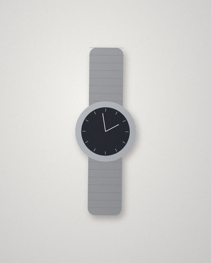 Steel chronograph