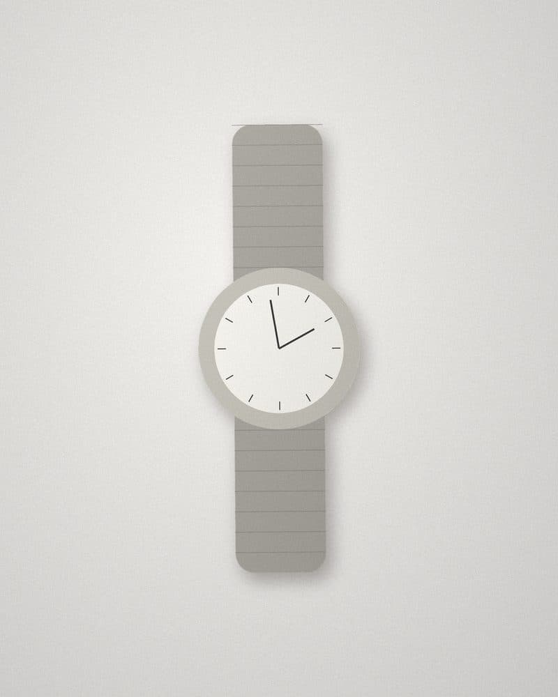 Steel dress watch