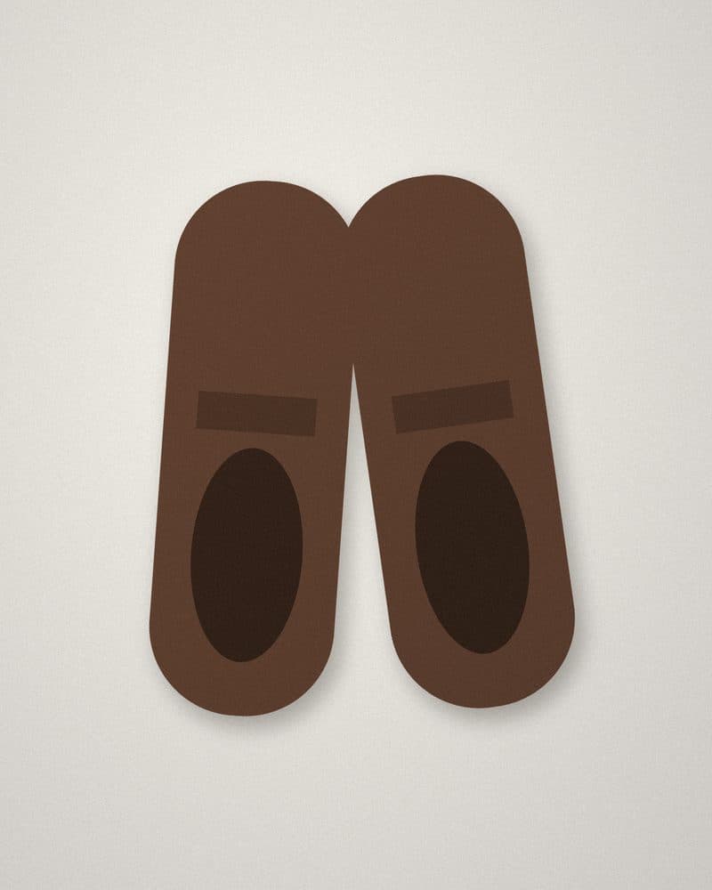 Suede penny loafers